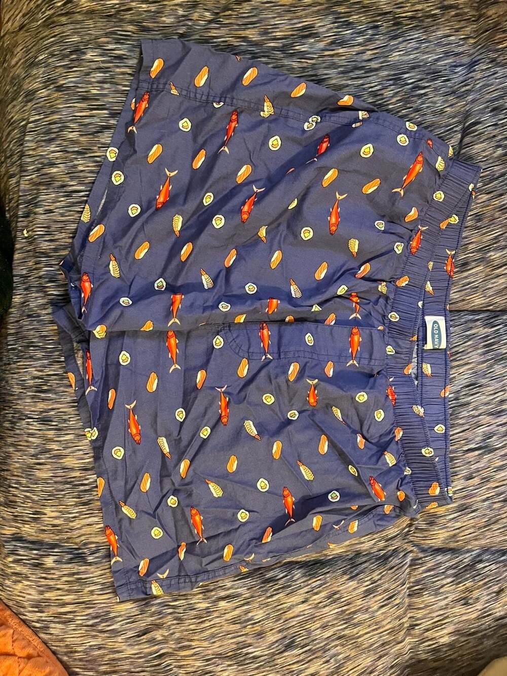Old Navy Men's Sushi Print Cotton Boxer Shorts